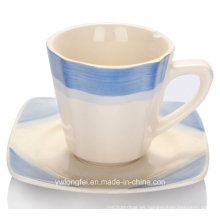 Taza de café de la porcelana de la alta calidad con la placa